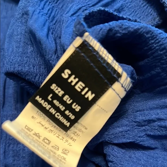 Blue Ruffled Dress - Picture 6 of 6